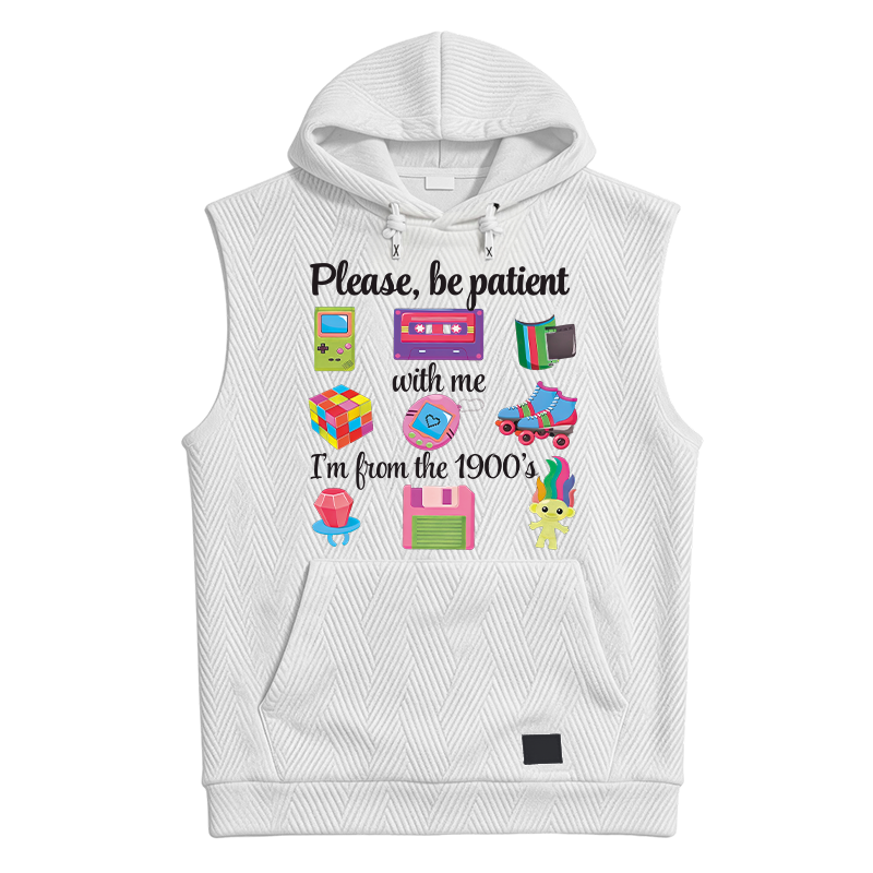 Modecanvas Please Be Patient Hooded Tank