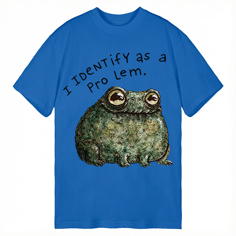 Modecanvas Sarcastic Frog Self Deprecating DTG Printing Classic T-Shirt-modecanvas