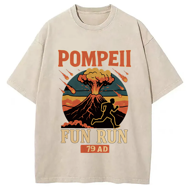 Modecanvas Fun Run DTG Printing Washed T-Shirt