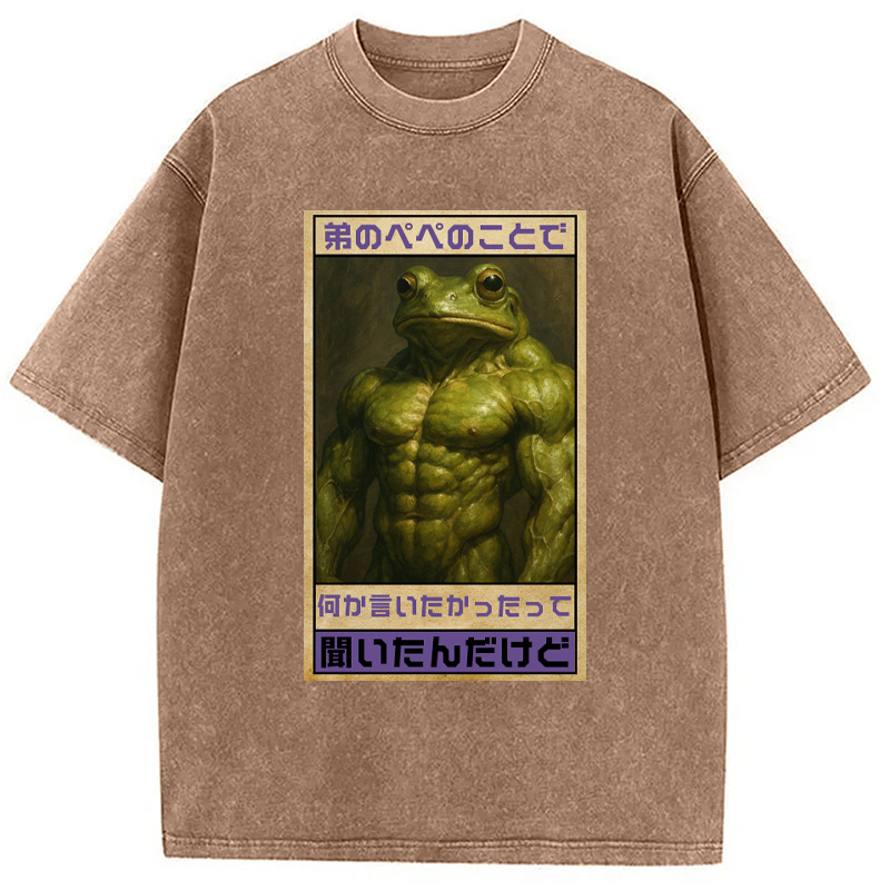 Modecanvas I Heard You Had Something To Say Washed T-Shirt