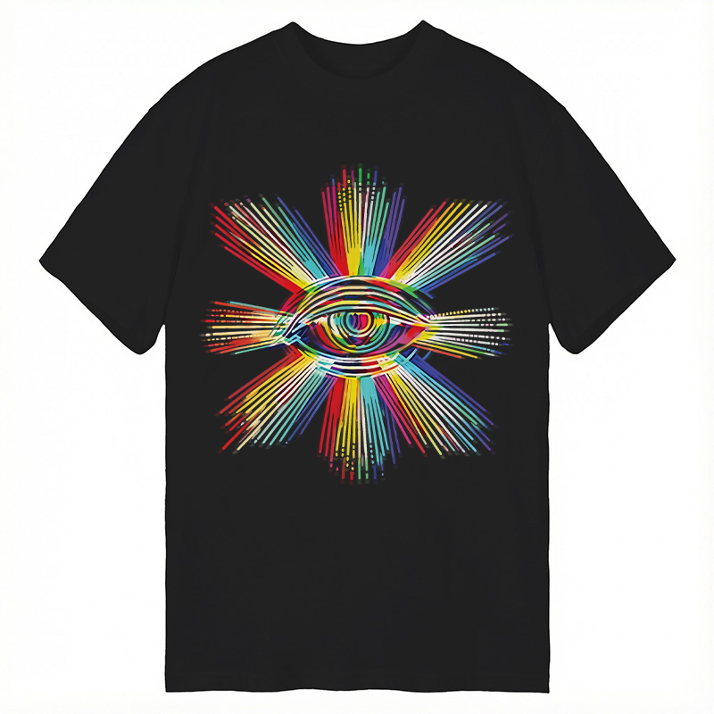 Modecanvas Prism of Perception DTG Printing Classic T-Shirt-modecanvas