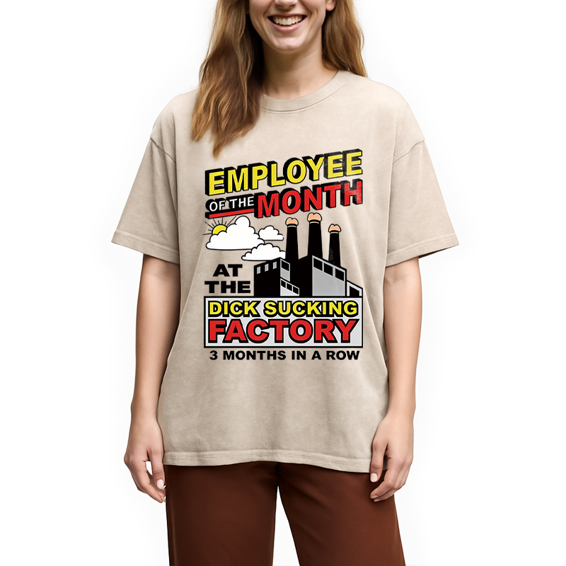Modecanvas Employee Of The Month Washed T-Shirt