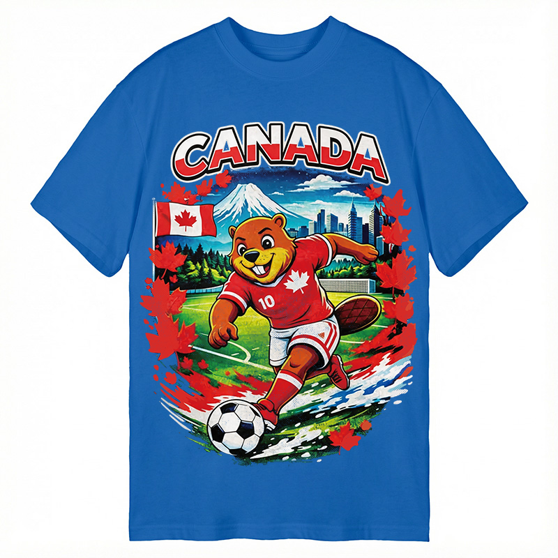 Modecanvas Canada Soccer DTG Printing Classic T-Shirt-modecanvas