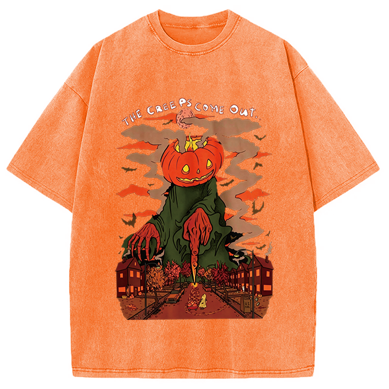 Modecanvas The Cree Ps Cime Out DTG Printing Washed T-Shirt