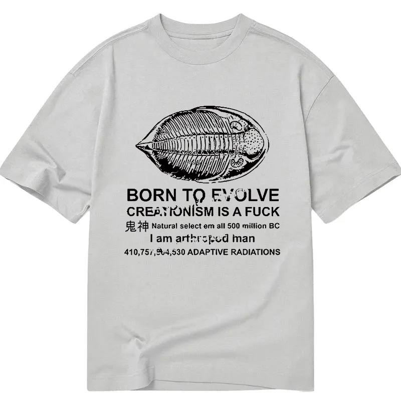 Modecanvas Born To Evolve DTG Printing Classic T-Shirt-modecanvas