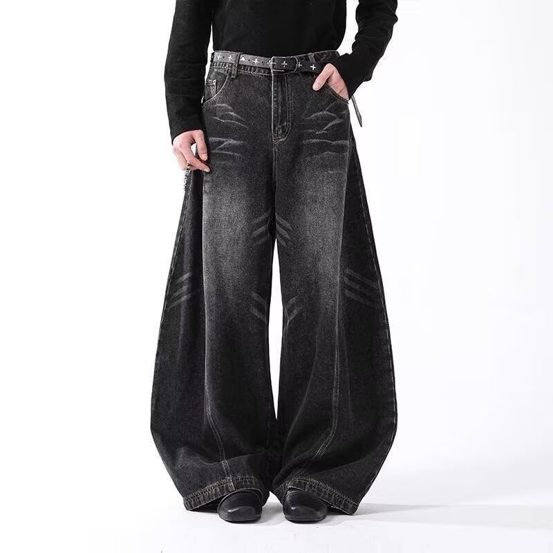 Modecanvas Cracked Black Jeans