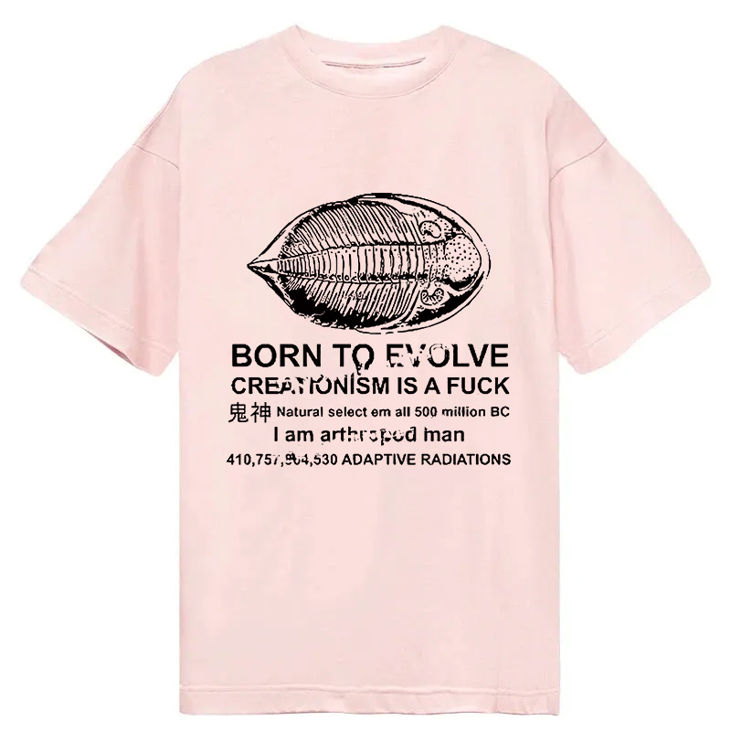 Modecanvas Born To Evolve DTG Printing Classic T-Shirt-modecanvas