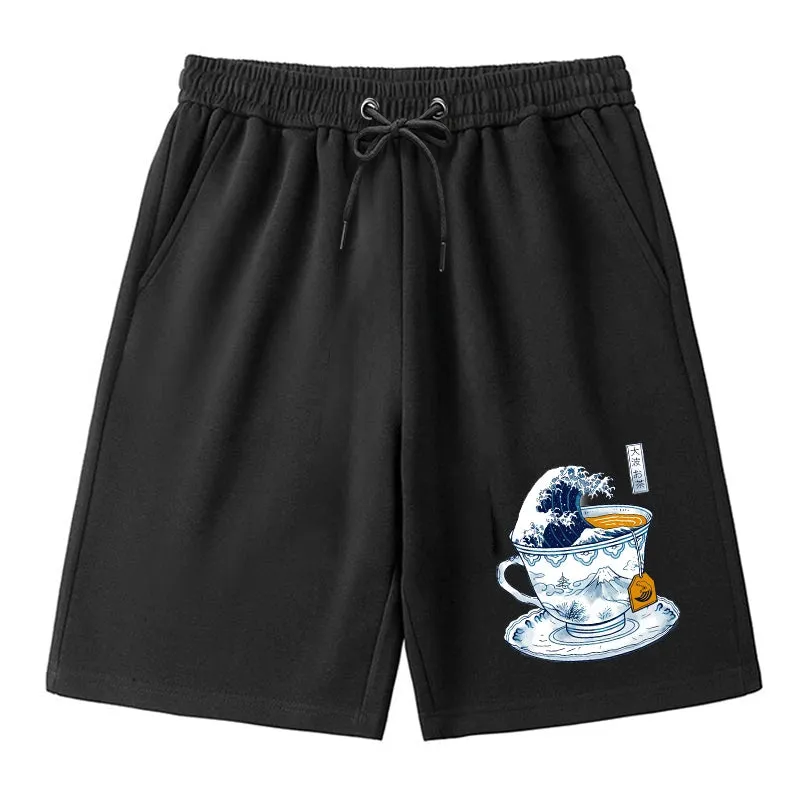 Modecanvas The Great Kanagawa Tea Wave Classic Shorts