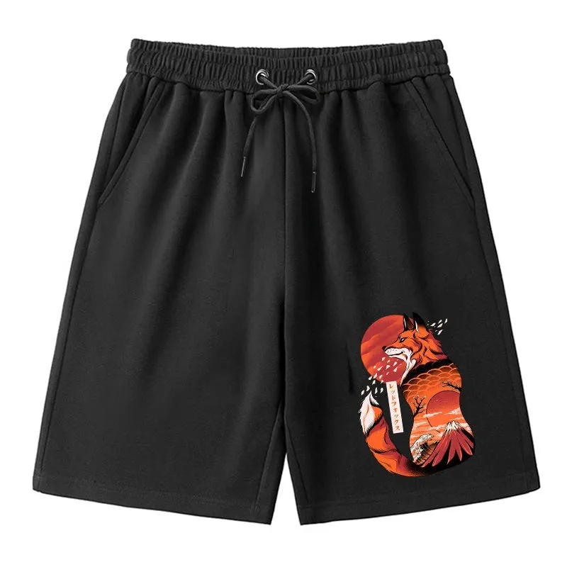 Modecanvas Japanese fox tattoo Classic Shorts