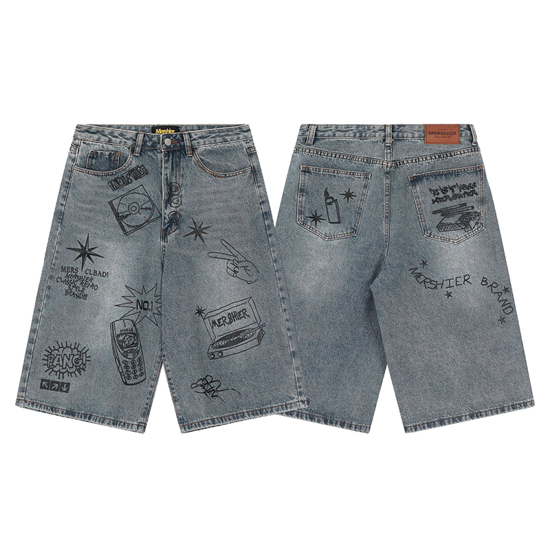 Modecanvas Y2K Classic Denim Shorts