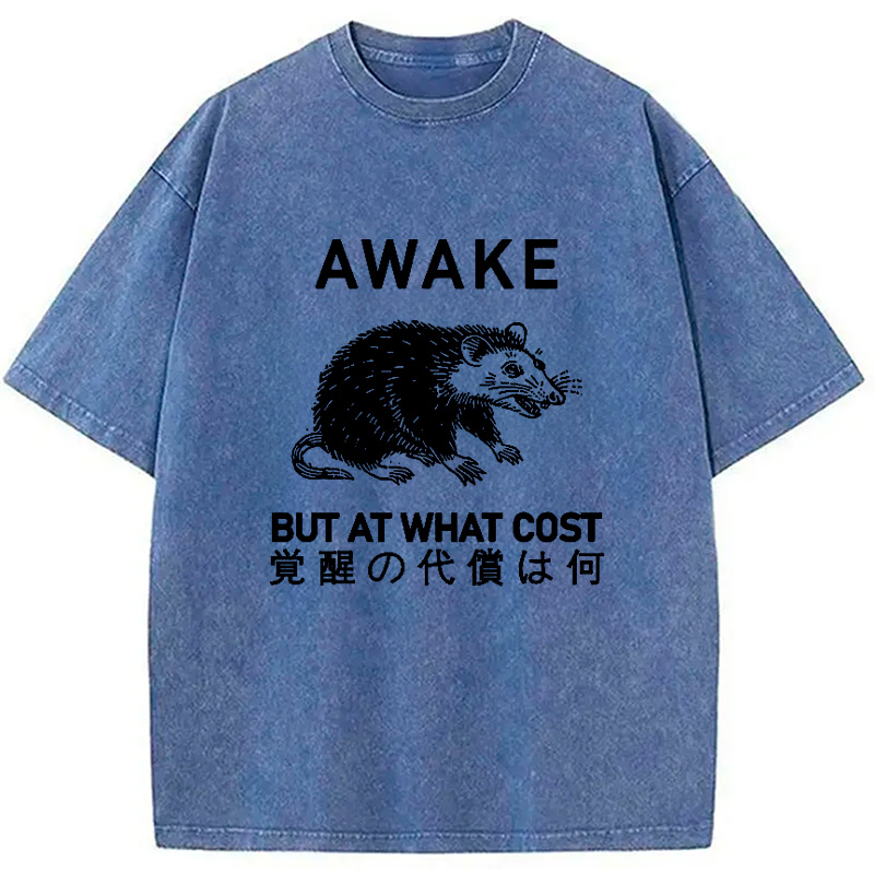 Modecanvas Desperate Possum Washed T-Shirt
