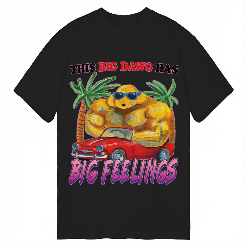 Modecanvas Big Dawg DTG Printing Classic T-Shirt-modecanvas