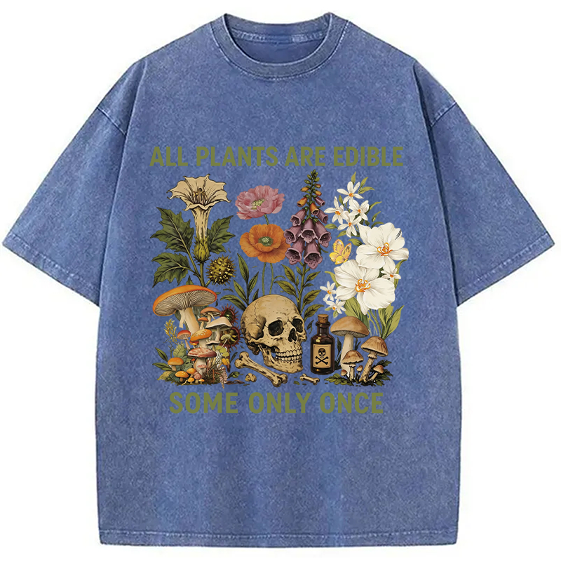 Modecanvas Some Only Once DTG Printing Washed T-Shirt