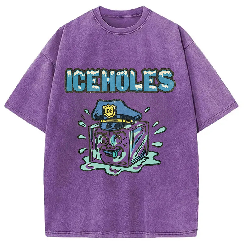 Modecanvas ICEHOLES DTG Printing Washed T-Shirt
