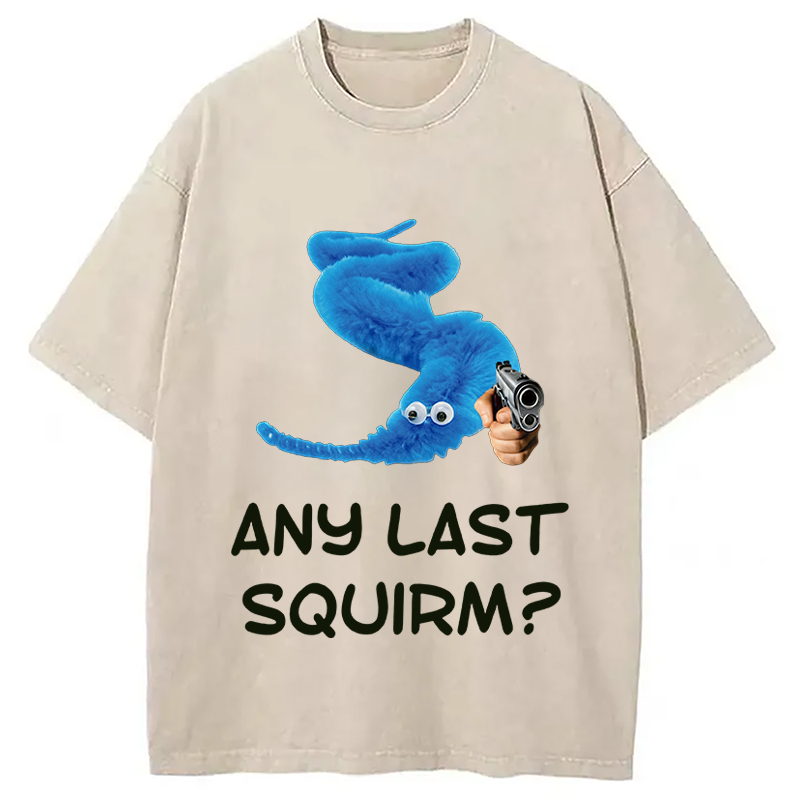 Modecanvas Any Last Squirm DTG Printing Washed T-Shirt