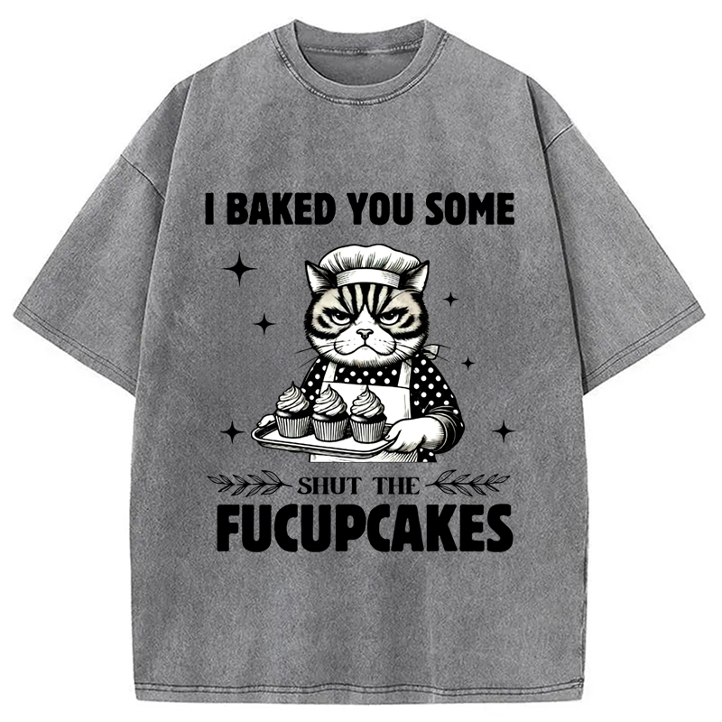 Modecanvas I Breakd You Some Pucupcakes Washed T-Shirt