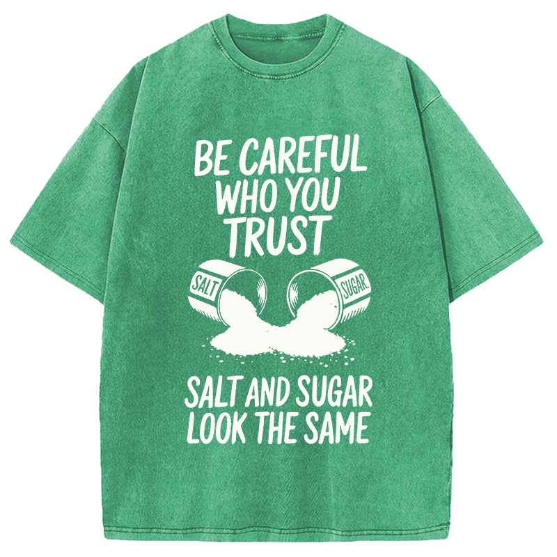 Modecanvas Be Careful DTG Printing Washed T-Shirt