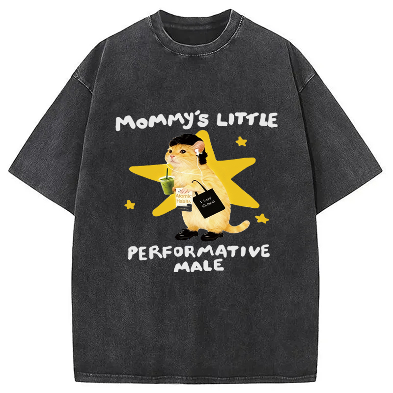 Modecanvas Performative Male Washed T-Shirt
