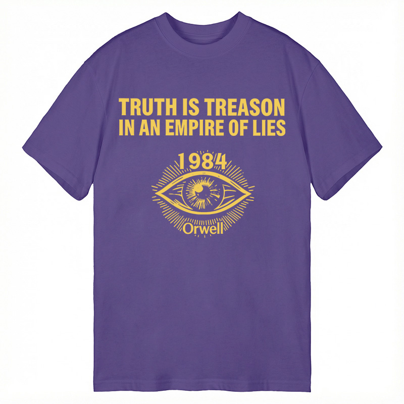 Modecanvas 1984 Orwell DTG Printing Classic T-Shirt-modecanvas