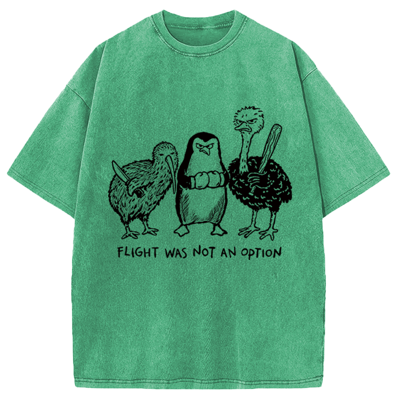 Modecanvas A Tough Decision DTG Printing Washed T-Shirt