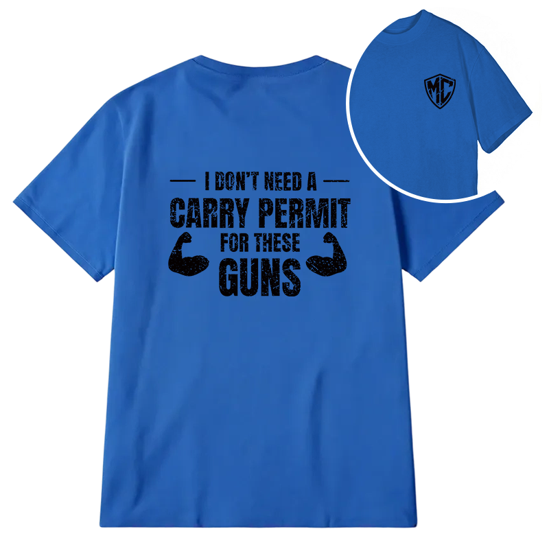 Modecanvas I Don't Need DTG Printing Back Classic T-Shirt
