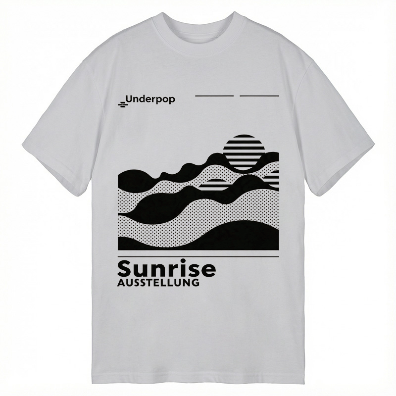 Modecanvas Sunrise DTG Printing Classic T-Shirt-modecanvas