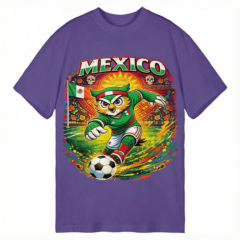 Modecanvas Mexico Soccer DTG Printing Classic T-Shirt-modecanvas