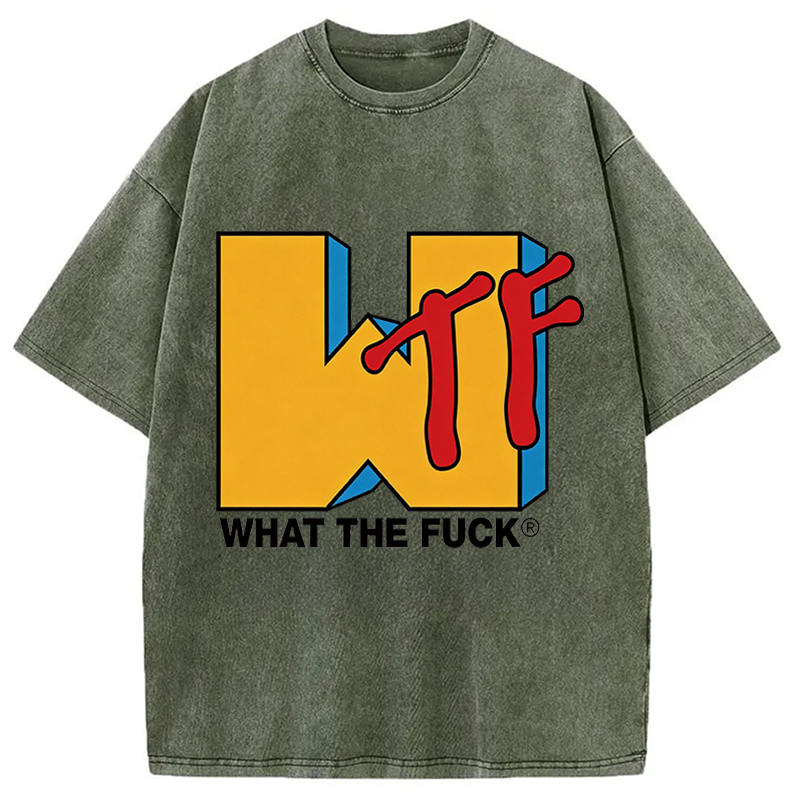 Modecanvas WTF DTG Printing Washed T-Shirt