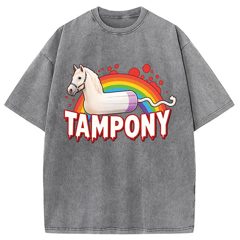 Modecanvas Tampony DTG Printing Washed T-Shirt