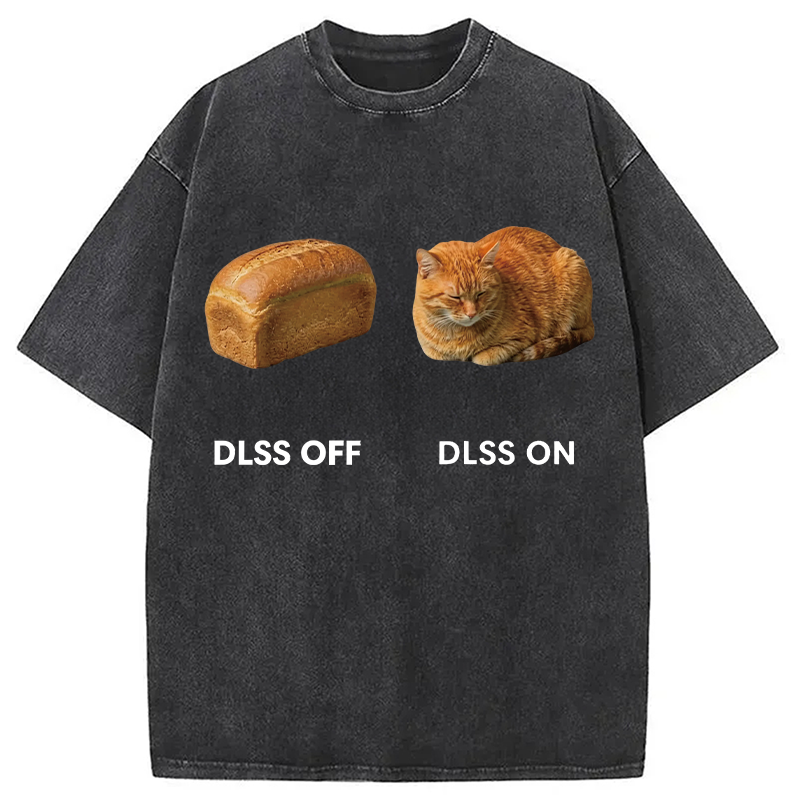 Modecanvas DLSS On Catloaf DTG Printing Washed T-Shirt