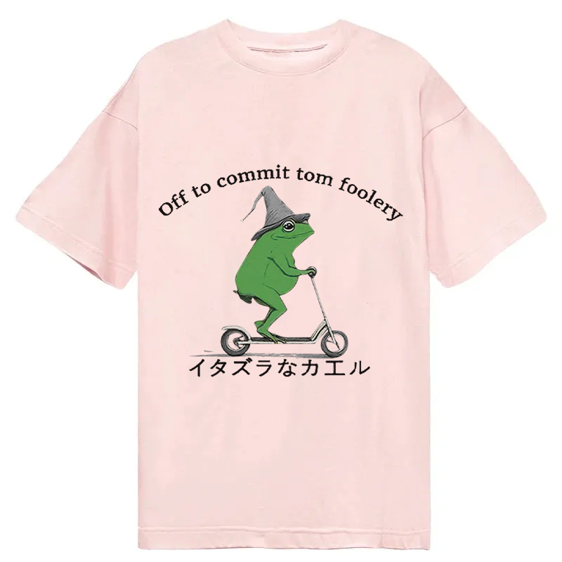 Modecanvas Stupid Frog DTG Printing Classic T-Shirt-modecanvas