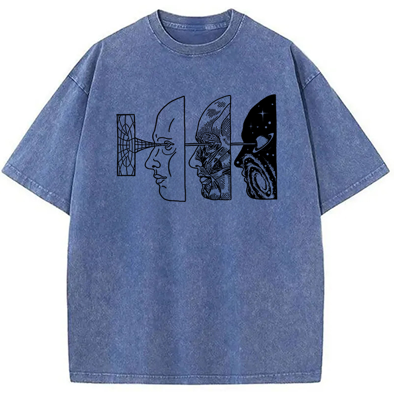 Modecanvas Reality Is Manipulated By Thought Washed T-Shirt