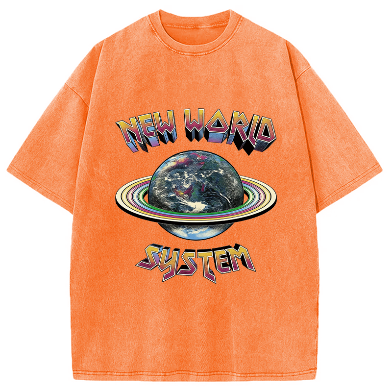 Modecanvas New World System DTG Printing Washed T-Shirt