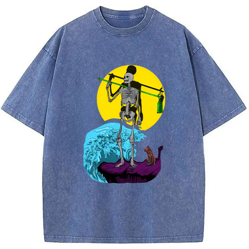 Modecanvas The Fool Tarot Washed T-Shirt