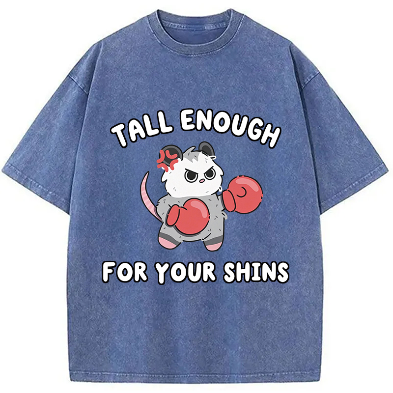 Modecanvas Tall Enough For Your Shins DTG Printing Washed T-Shirt