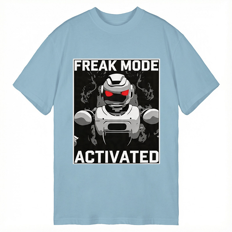 Modecanvas Freak Mode Activated DTG Printing Classic T-Shirt-modecanvas