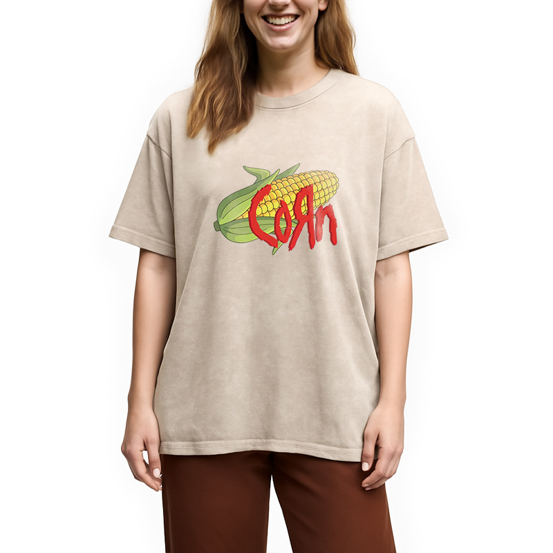 Modecanvas CoRn DTG Printing Washed T-Shirt