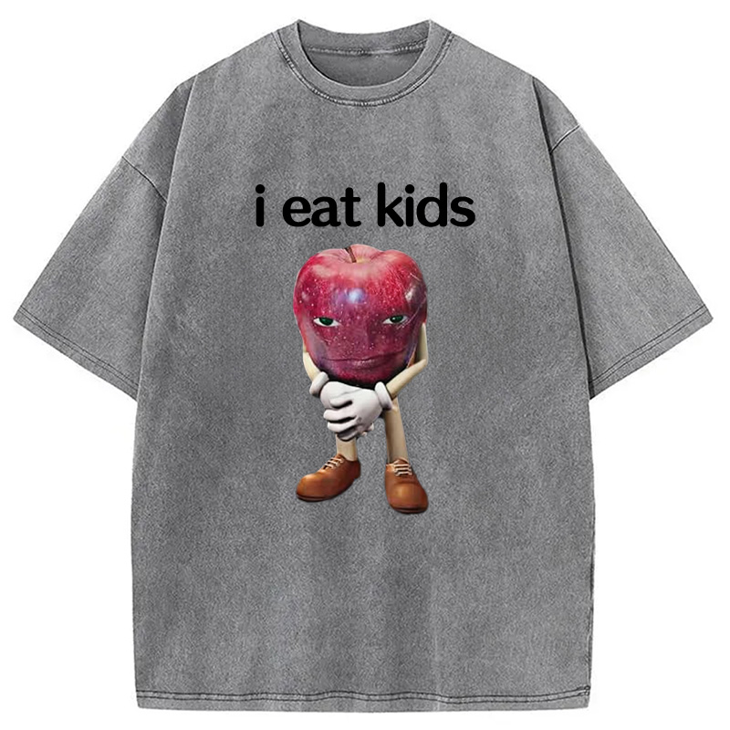 Modecanvas Me Asf Apple Funny Apple Washed T-Shirt