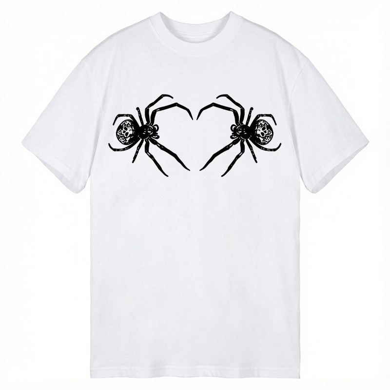 Modecanvas Skull Spider DTG Printing Classic T-Shirt-modecanvas
