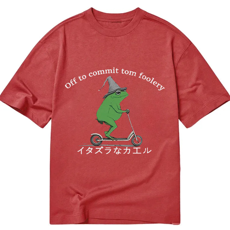 Modecanvas Stupid Frog DTG Printing Classic T-Shirt-modecanvas