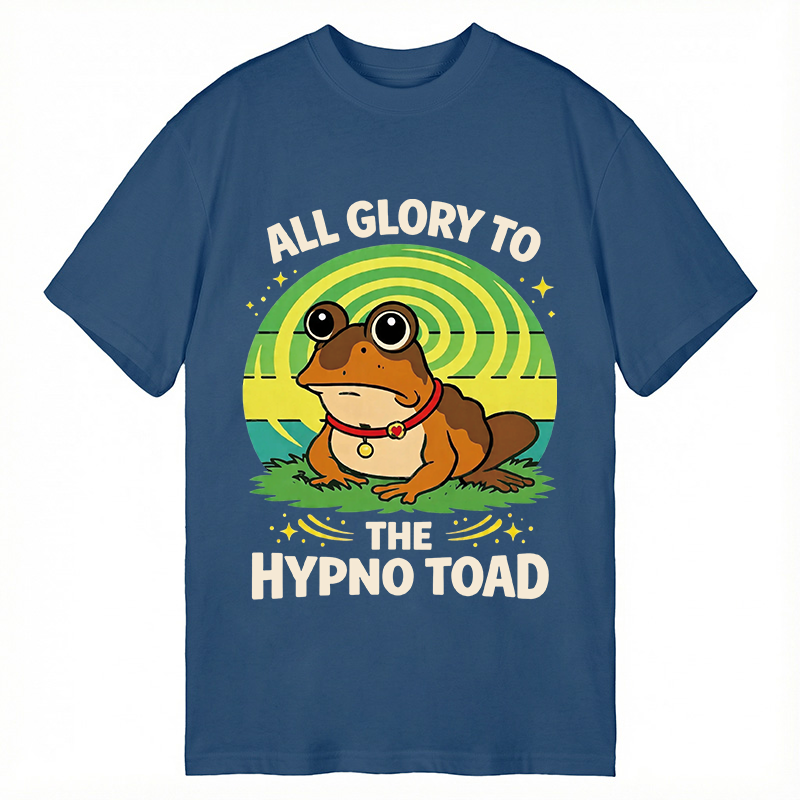 Modecanvas Funny All Glory To The Hypno Toad DTG Printing Classic T-Shirt-modecanvas