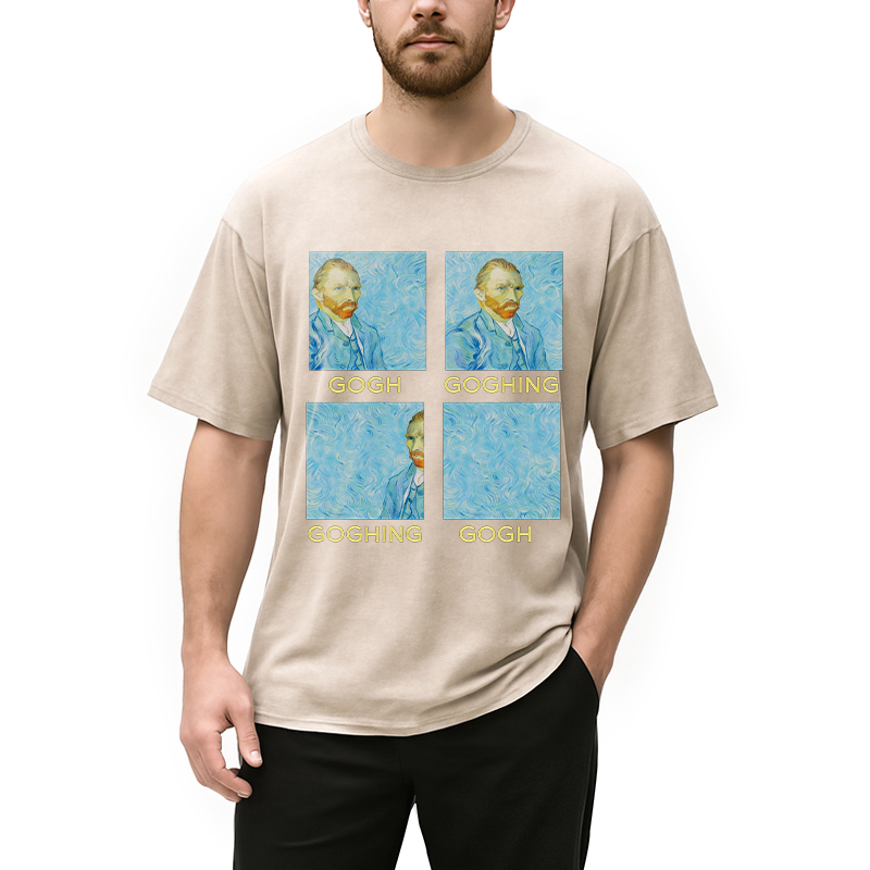 Modecanvas Goghing Goghing Gone Washed T-Shirt