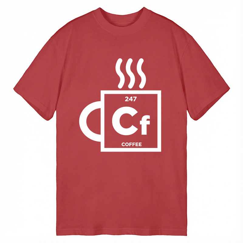 Modecanvas Coffee Element DTG Printing Classic T-Shirt-modecanvas