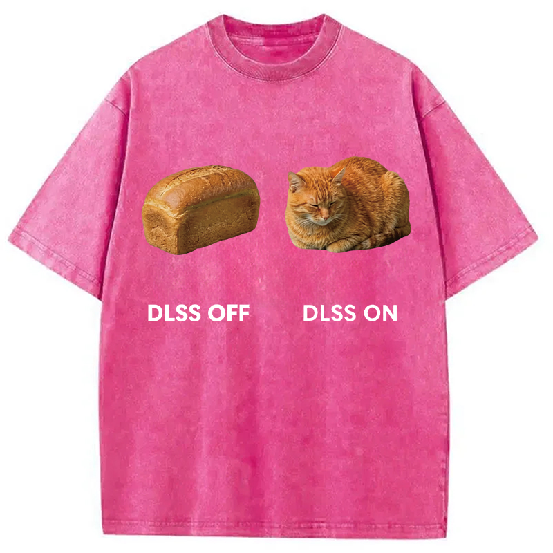 Modecanvas DLSS On Catloaf DTG Printing Washed T-Shirt