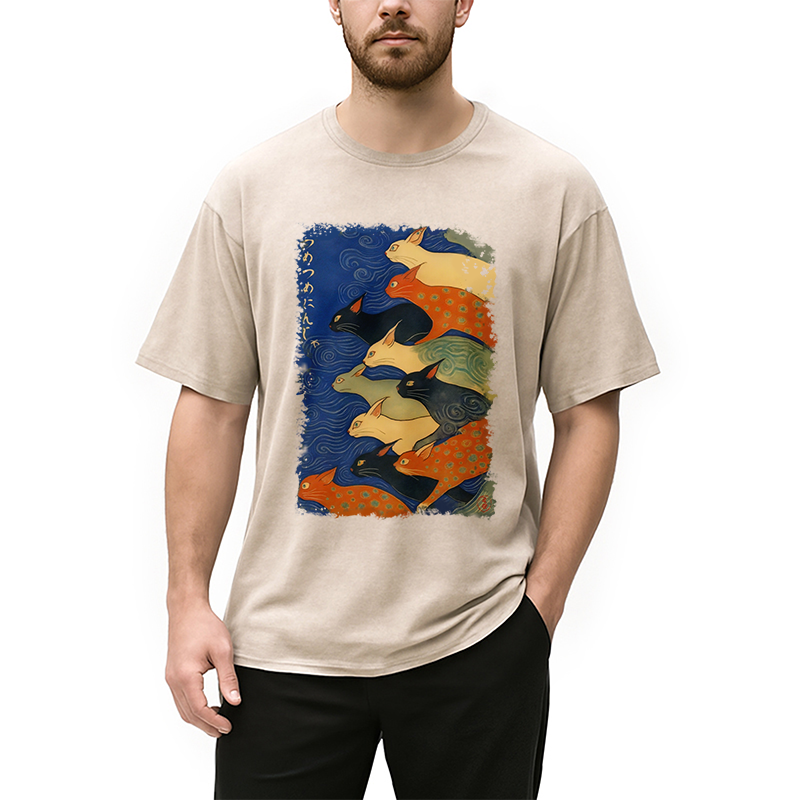 Modecanvas Claw-some Ninja Washed T-Shirt