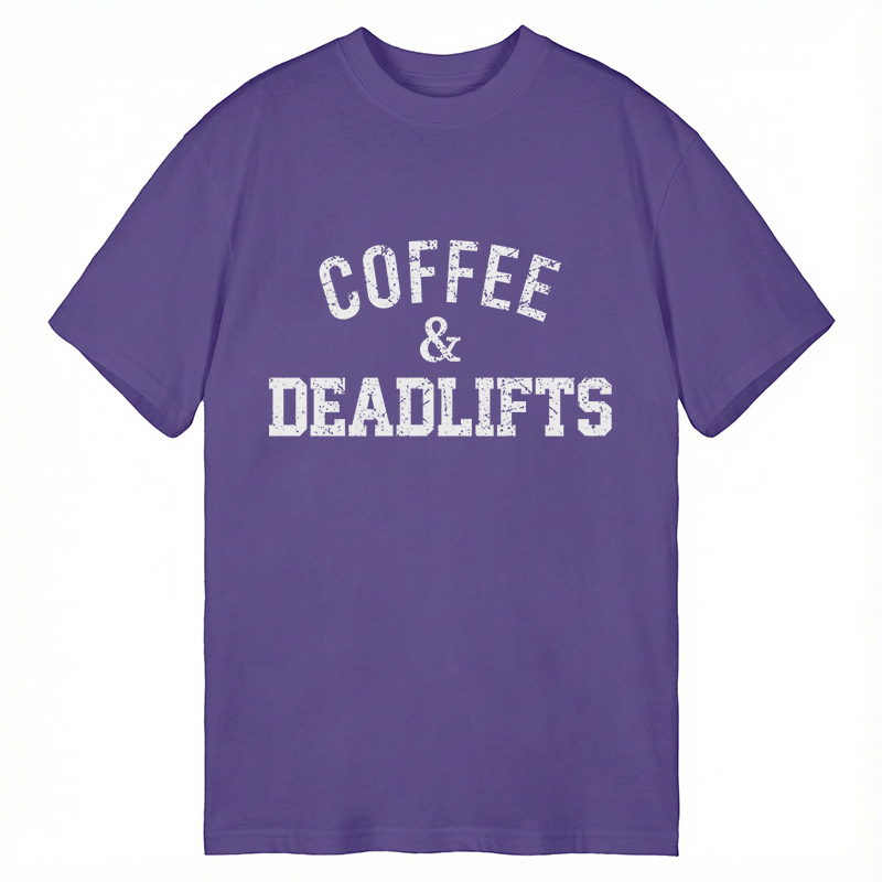 Modecanvas Coffee and Deadlifts DTG Printing Classic T-Shirt