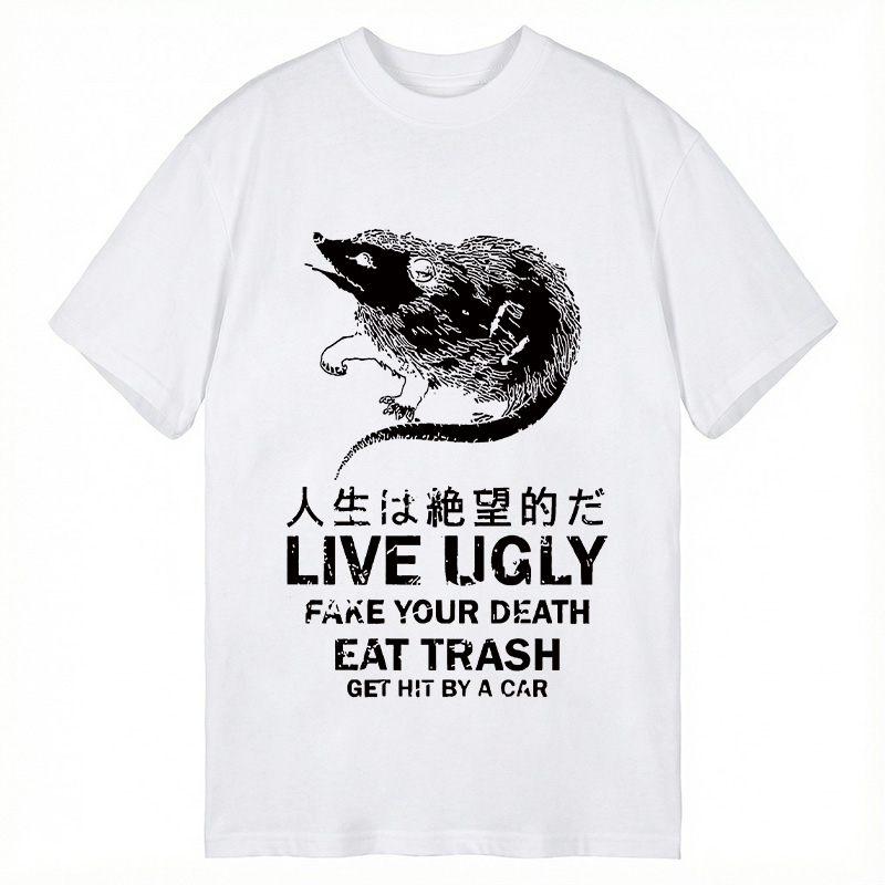 Modecanvas Life Is Hopeless DTG Printing Classic T-Shirt-modecanvas