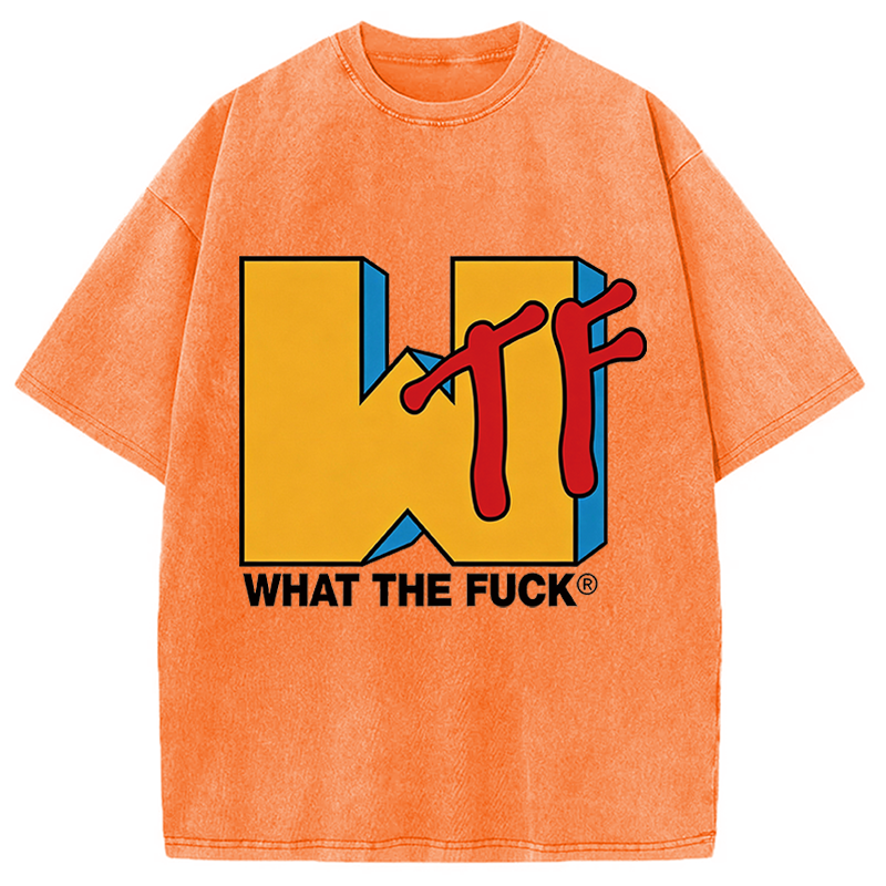 Modecanvas WTF DTG Printing Washed T-Shirt