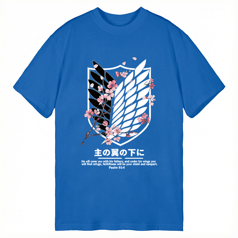 Modecanvas Under His Wings DTG Printing Classic T-Shirt-modecanvas