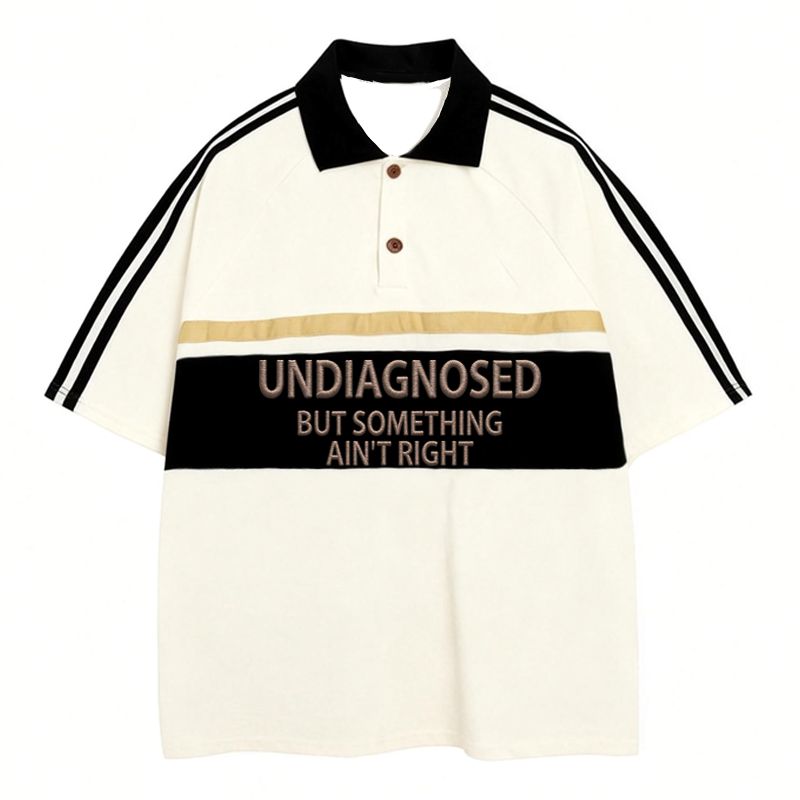 Modecanvas Undiagnosed Polo Embroidered T-Shirt